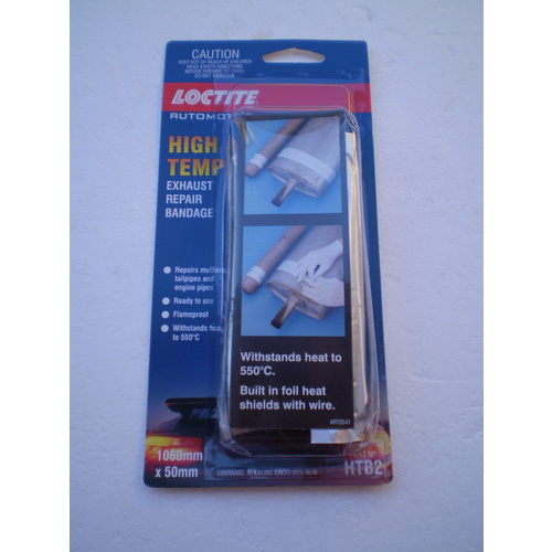 LOCTITE HTB2 HITEMP EXTRACTOR REPAIR BANDAGE UP TO 550C REPAIRS ENGINE EXHAUST