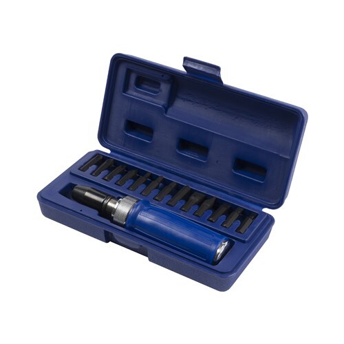 KINCROME ID3400 IMPACT SCREWDRIVER SET 1/2" SQUARE DRIVE 13PCE KIT WITH CASE