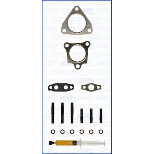 Ajusa JTC11599 Turbo Gasket Kit + Studs Nuts for Hyundai D4FB 1.6L & D4FD 1.7L