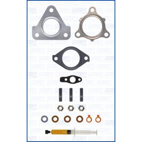 Ajusa JTC12112 Turbo Gasket Kit + Studs Nuts for Mitsubishi 2.4L 4N15 Turbo Diesel