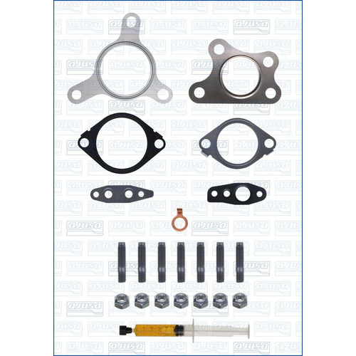 Ajusa JTC12217 Turbo Gasket Kit + Studs Nuts for Nissan Navara D40T 2.5L YD25