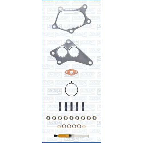 Ajusa JTC12432 Turbo Gasket Kit + Studs Nuts for Subaru 2.0L EJ20 EJ205 EJ207