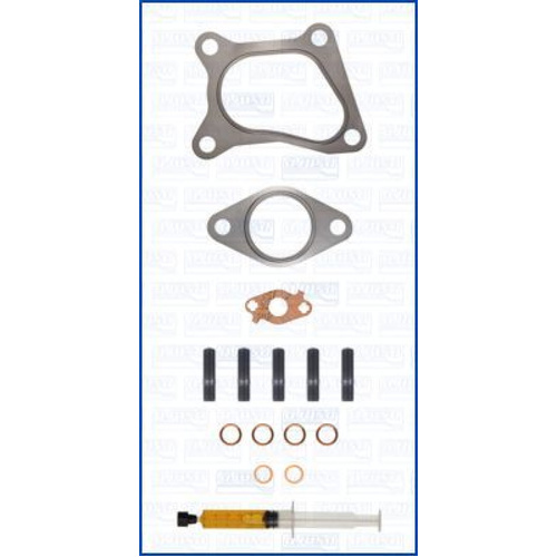 Ajusa JTC12439 Right Turbo Gasket Kit + Studs Washers for Subaru 2.0L EJ206 EJ208