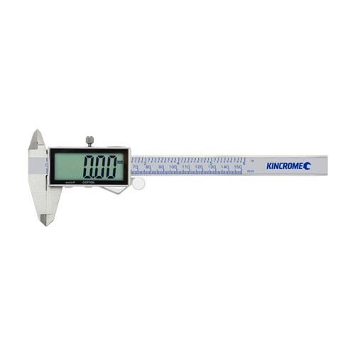 KINCROME K11105 DIGITAL VERNIER CALIPER 150mm 6" METRIC & IMPERIAL WITH DISPLAY