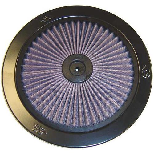 K&N 11" X-STREAM AIR FILTER TOP LID PLATE BLACK - HIGH FLOW & WASHABLE KN66-1101