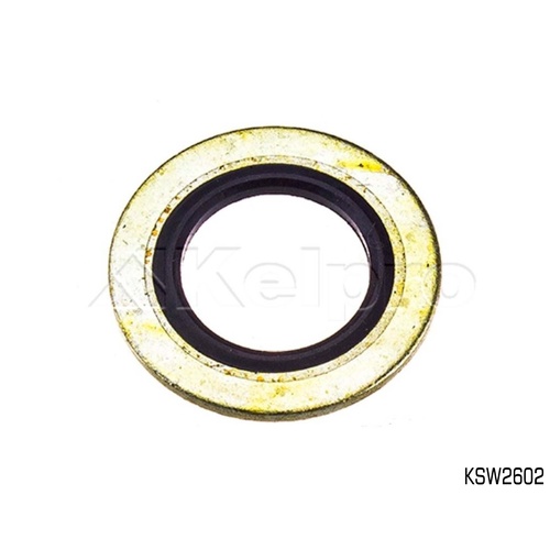 KELPRO 14mm RUBBER & METAL TYPE SUMP PLUG WASHER KSW2602 x1