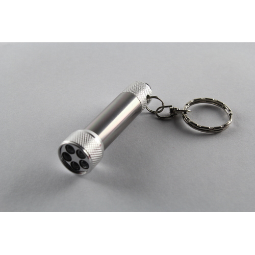 Exelite 5 Led Keyring Torch - High Power Ultra Bright Metal Housing Inc Batt