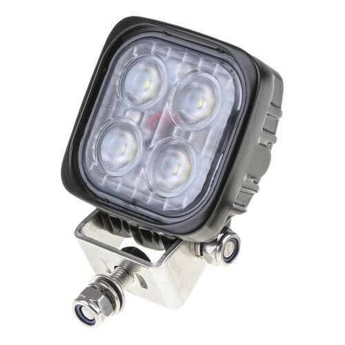 Oex LLX08208 Work Flood Light Square 4 Led + Bracket 1081 Lumens 12 or 24 Volt