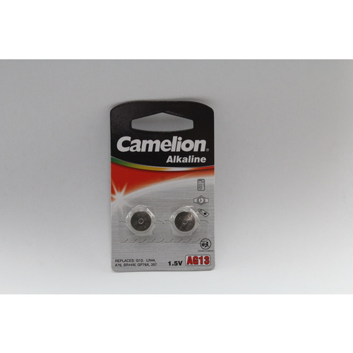 Camelion LR44 Alkaline Cell Button Batteries 1.5V for Digital Vernier - 2 Pack