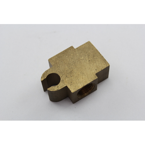 BRASS BRAKE LINE DIFF UNION - 3 WAY 10 x 1mm THREADS WITH 6mm BOLT HOLE x1 