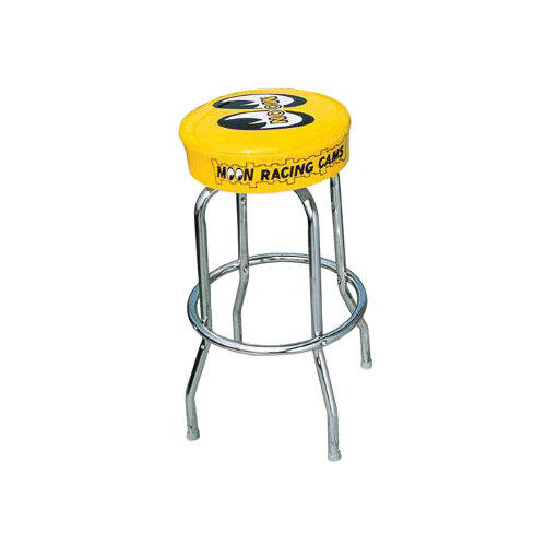 Moon Racing MNMG292 Yellow Moon Logo Bar Stool