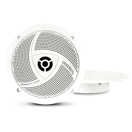 Dna MS650W 6.5 Inch Slimline Marine Speakers In White - 1 Pair