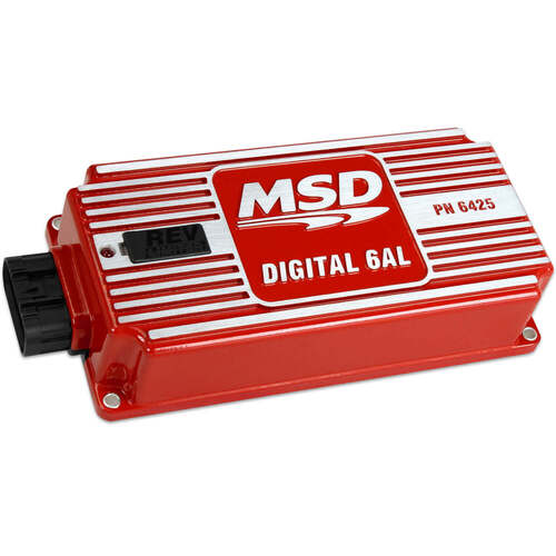 MSD 6425 6AL DIGITAL MULTIPLE SPARK IGNITION CONTROLLER - REV LIMITER & HARNESS