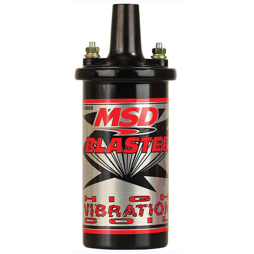 MSD 8222 Blaster High Vibration Ignition Coil Black 45,000 Volts