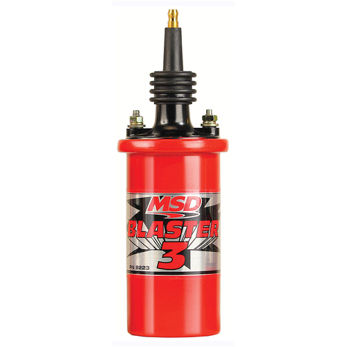 MSD Blaster 3 High Performance Coil - 45000 Volts Max With 90° Terminal & Boot