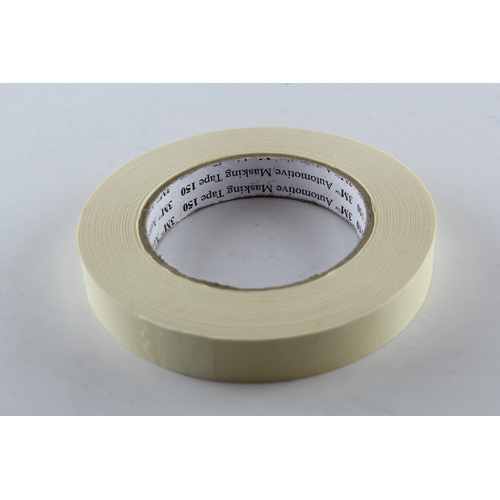 3M AUTOMOTIVE MASKING TAPE 18mm x 50m ROLL - 150 SERIES TAPE x1 ( MT18-3M ) 