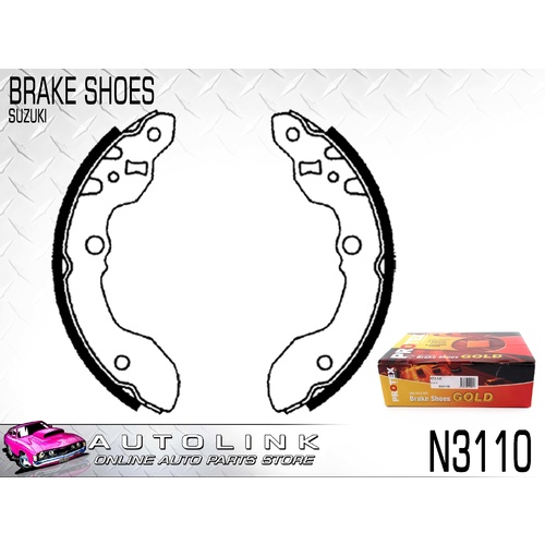 PROTEX N3110 BRAKE SHOE SET REAR FOR SUZUKI VITARA SE416 1.6L 1988 - 1999