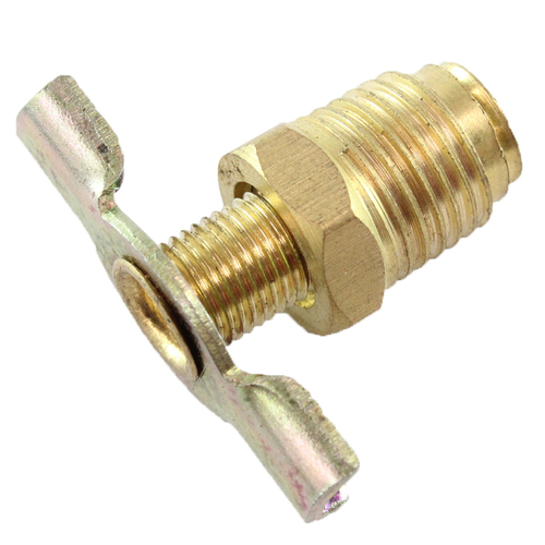 NICE NBC10 BRASS RADIATOR DRAIN PLUG 1/4" BSP TAPERED THREAD 