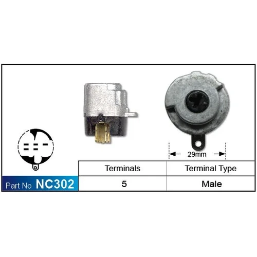 Nice NC302 Ignition Switch for Nissan GQ Patrol & Y60 3/1988 - 1/1998