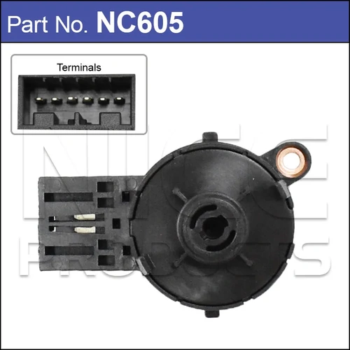 Nice NC605 Ignition Switch 6 Pin for Ford Territory SY SZ 3/2008 - 2016