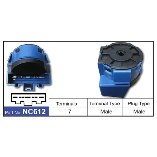 Nice NC612 Ignition Switch 7 Pin for Ford Ranger PX & Mazda BT-50 UP Models