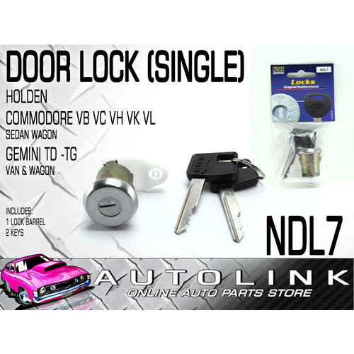 Door Lock Single for Holden Commodore VB VC VH VK VL Sedan Wagon NDL7