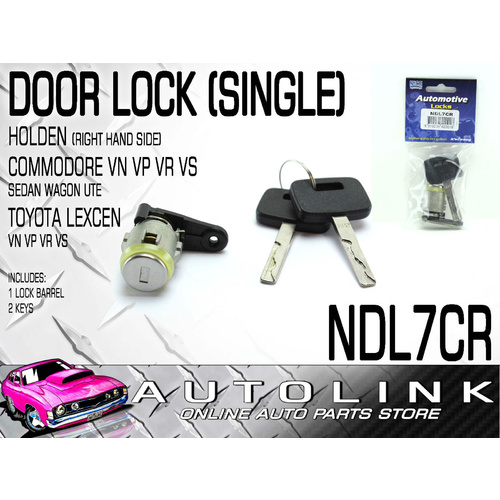 Door Lock Single Right Hand for Holden Commodore VN VP VR VS Standard Locks