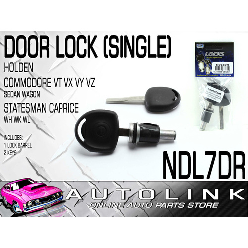 Door Lock Single for Holden Commodore VY VZ Ute 09/1997-09/2002 Sedan NDL7DR