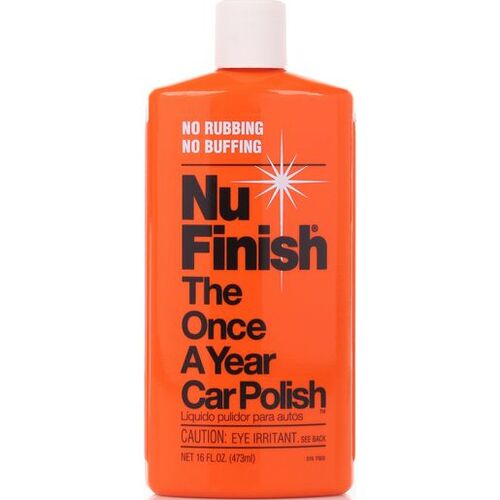 NU FINISH LIQUID CAR POLISH 473ml FORABLE FOR FIBERGLASS BOATS RV'S MOTORCYCLE
