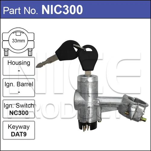 Nice NIC300 Ignition Barrel Lock & Switch for Datsun Nissan 120Y 200B 240C 720