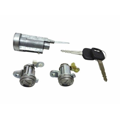Nice NID194B Ignition Barrel & Door Lock Set For Toyota Landcruiser 80 Series