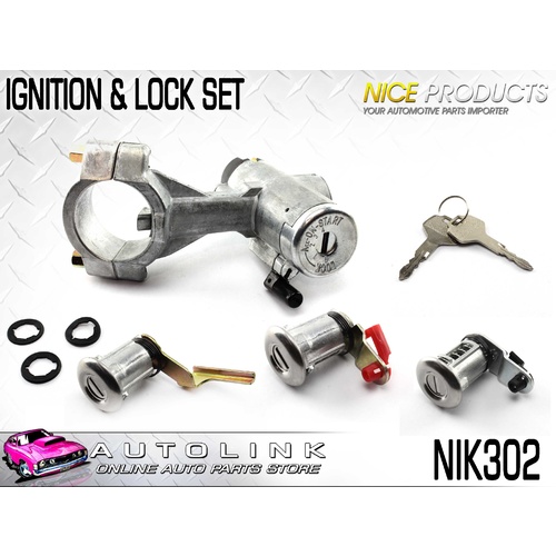 NICE NIK302 IGNITION & LOCK SET FOR NISSAN PATROL GQ 