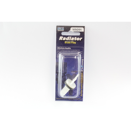 Nice NRC01 Radiator Drain Water Plug Plastic M10 x 1.25