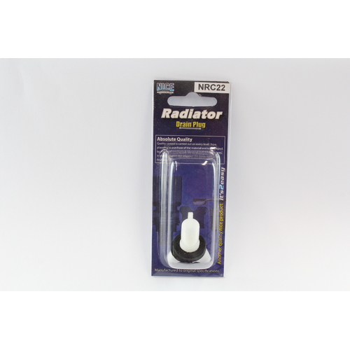NICE NRC22 RADIATOR DRAIN PLUG M12 x 1.5 PLASTIC CONSTRUCTION UNIVERSAL