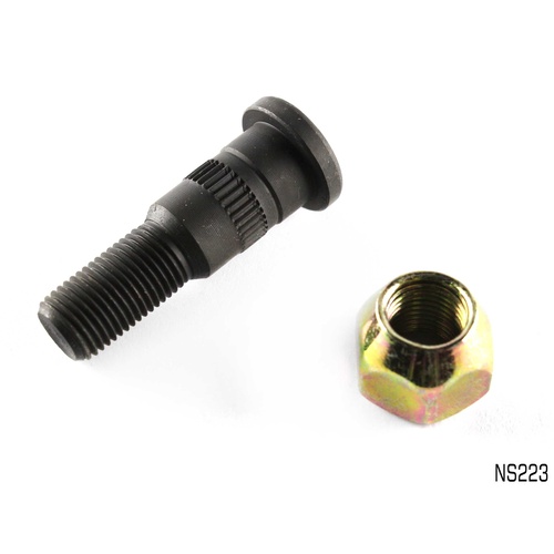 NICE WHEEL STUD & NUT 1/2" FOR FORD FALCON XB XC REAR WITH DRUMS NS223 x1