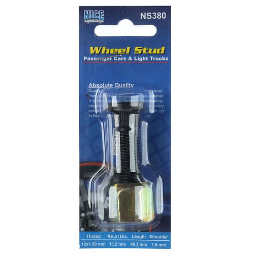Front Wheel Stud & Nut for Holden VR VS S SS V6 & V8 Sedan Wagon Ute 1993-1997