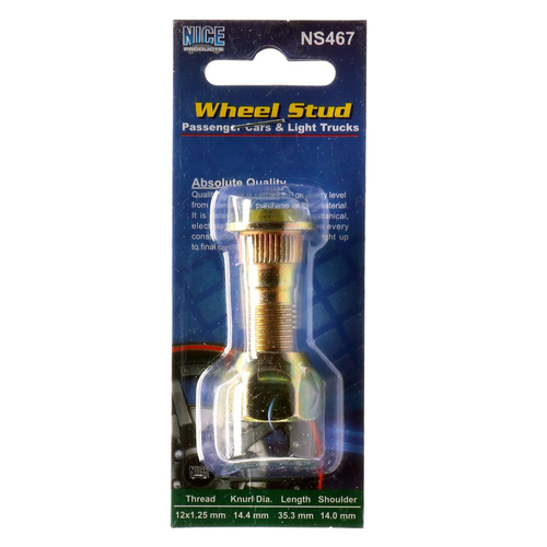 Nice Wheel Stud & Nut for Subaru SVX 1992-1997 Front NS467 x1