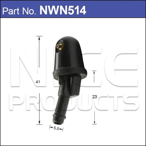 Nice NWN636 Rear Windscreen Washer Jet Push On 5mm Hose Single Spray Great Wall