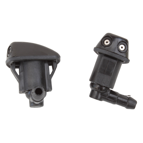 Nice NWN542 Windscreen Washer Jets Universal Right Angle Push-On 5mm Hose Pair