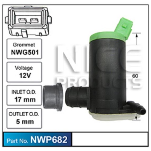 NICE NWP682 WINDSCREEN WASHER PUMP FOR CITROEN MODELS