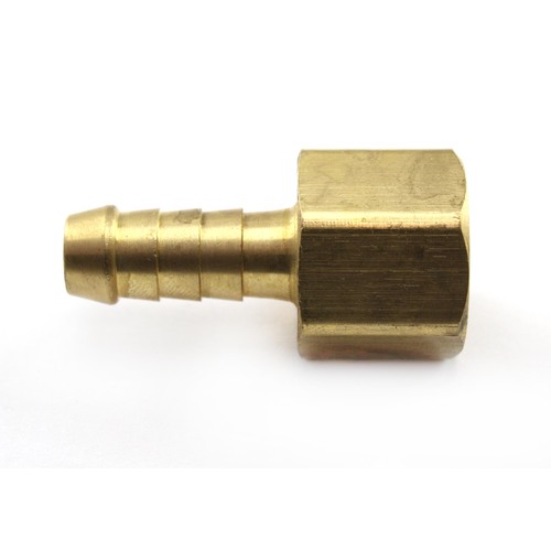 TUBEFIT BRASS FEMALE TAILPIECE 3/8" HOSE x 3/8" BSP ( P10-0606 )