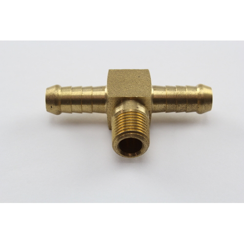 Tubefit P12-0604 Brass Male Branch Tee 3/8" Hose x 1/4" BSP