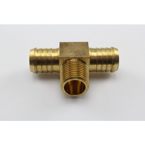 TUBEFIT - BRASS MALE BRANCH TEE 3/4" HOSE x 3/4" BSP ( P12-1212 )