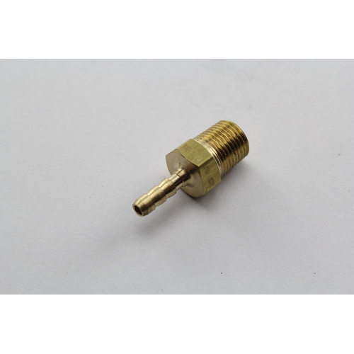 TUBEFIT BRASS MALE TAILPIECE 1/8" HOSE END / 1/8" BSP THREAD ( P3-0202 ) x1