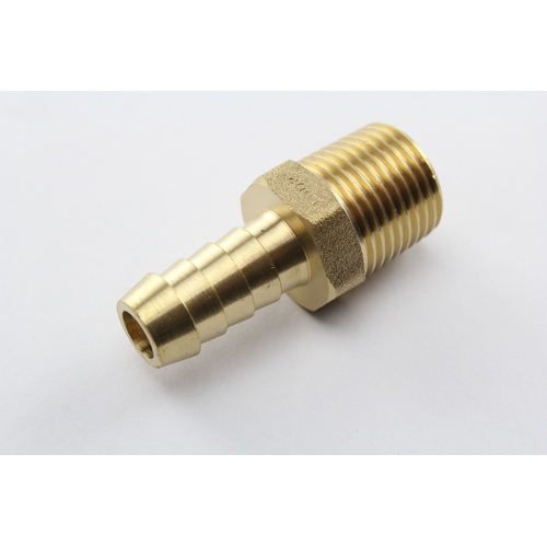 TUBEFIT P3-0808 BRASS MALE TAILPIECE 1/2" HOSE x 1/2" BSP MALE THREAD x1