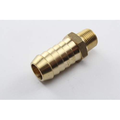 TUBEFIT P3-1206 BRASS MALE TAILPIECE - 3/4" HOSE x 3/8" BSP MALE THREAD x1