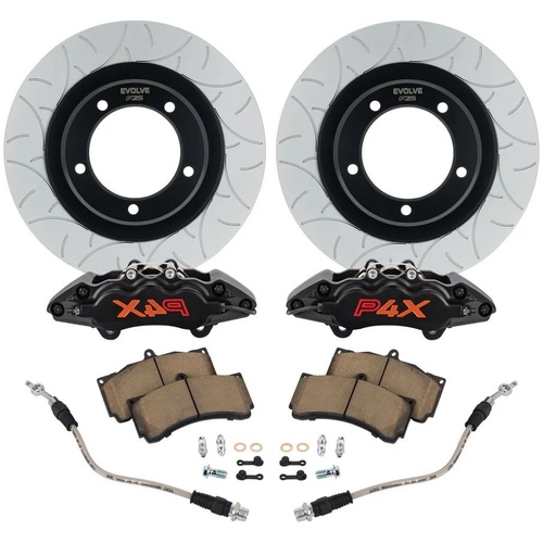 Bremtec P4X07 Evolve Big Brake Upgrade Kit for Landcruiser 76 78 79 Manual Hubs