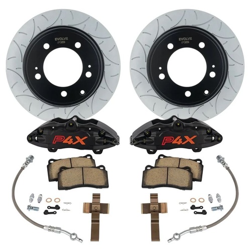 Bremtec P4X22 Evolve Rear Big Brake Upgrade Kit for Landcruiser 76 78 79 8/2016 On