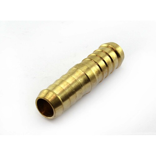 BRASS HOSE JOINER 1/2" BSP - BARBED ( P7-08 ) AIR LINE & COMPRESSOR FITTINGS