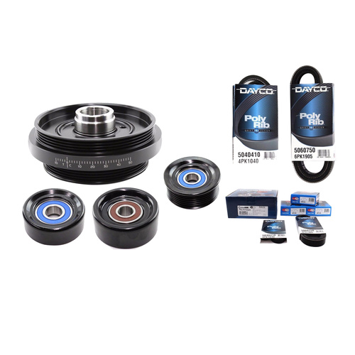 Underdrive Pulley Balancer Kit for Holden Statesman WM 6.0L L98 V8 8/2006-2010